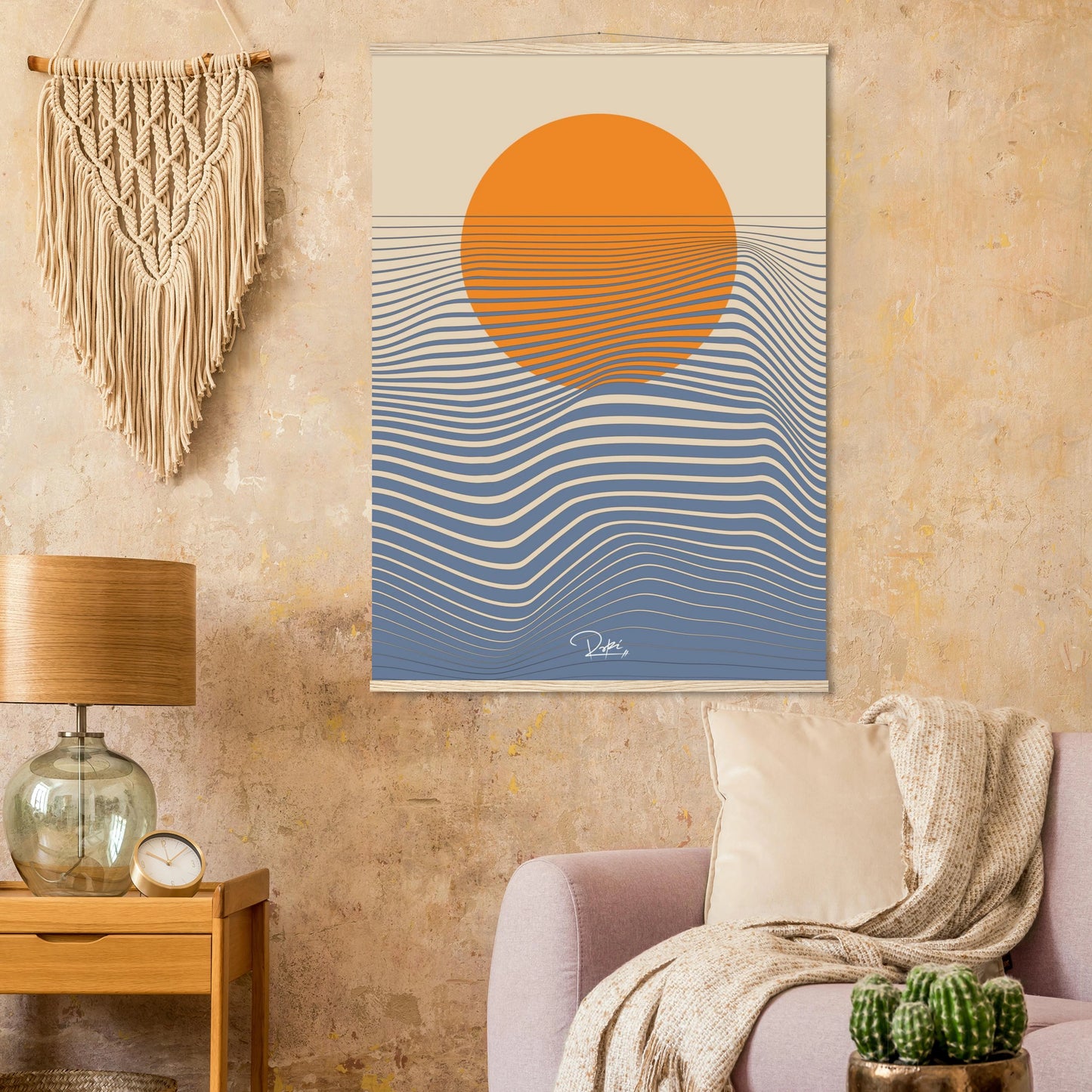 Hikuwai Beach - Calming Coastal Wall Art | New Zealand Nature Poster