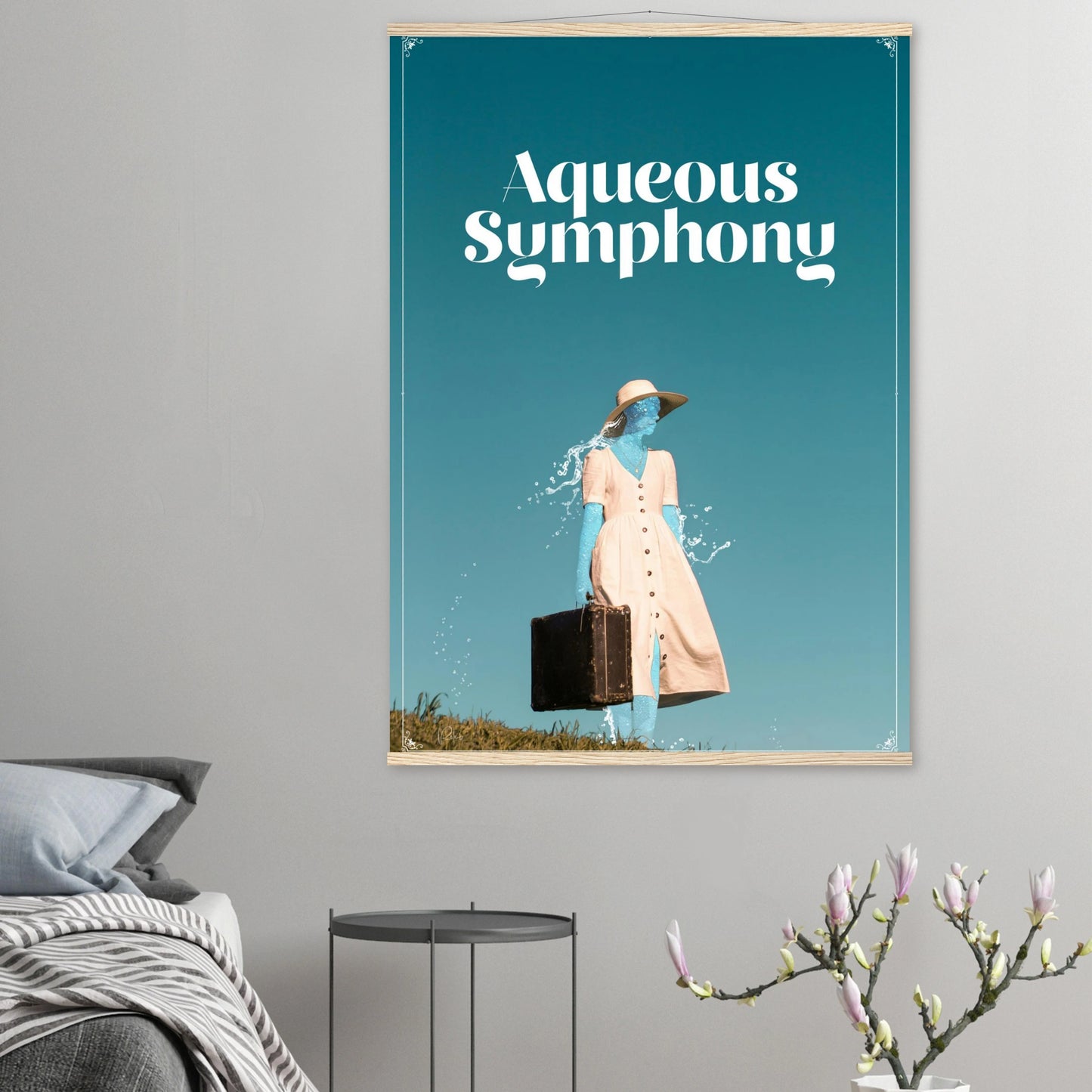 Aqueous Symphony - Traveling Waters Poster | Nature Wall Art