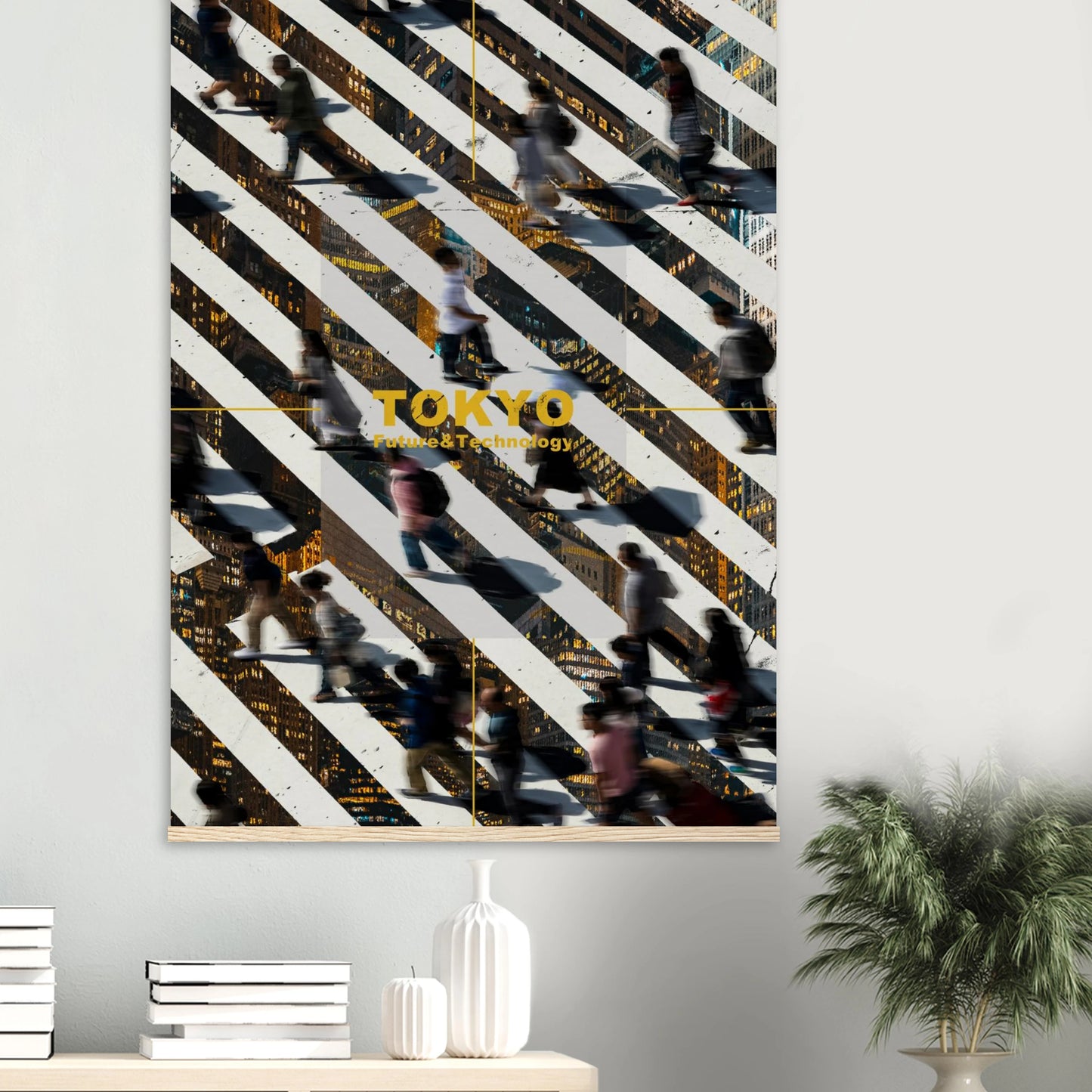 Tokyo Poster - Modern Japanese Cityscape | Minimal Urban Wall Art