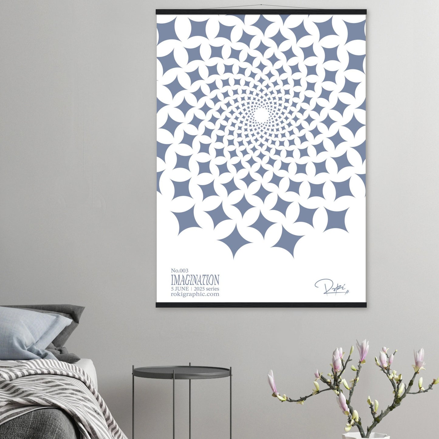 IMAGINATION - Modern Abstract Poster | Minimal Surreal Wall Art