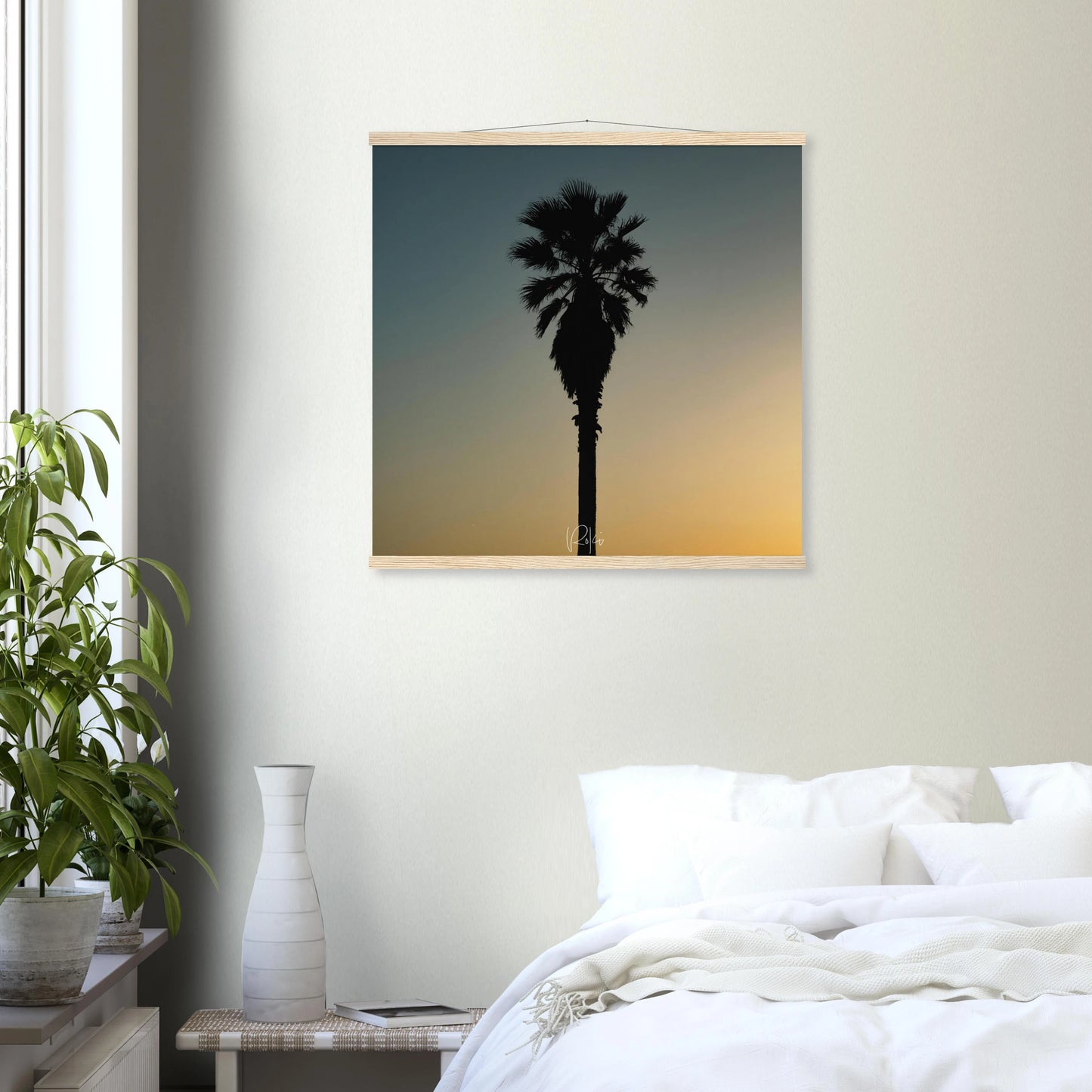 Palm tree - Twilight Palm Tree Poster | Nature Wall Art
