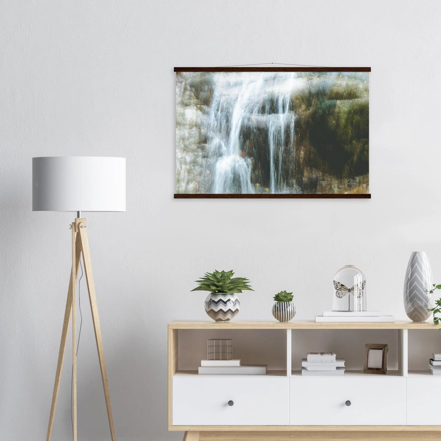 Untouched Sensation - Japanese Water Falls Poster | Nature Wall Art