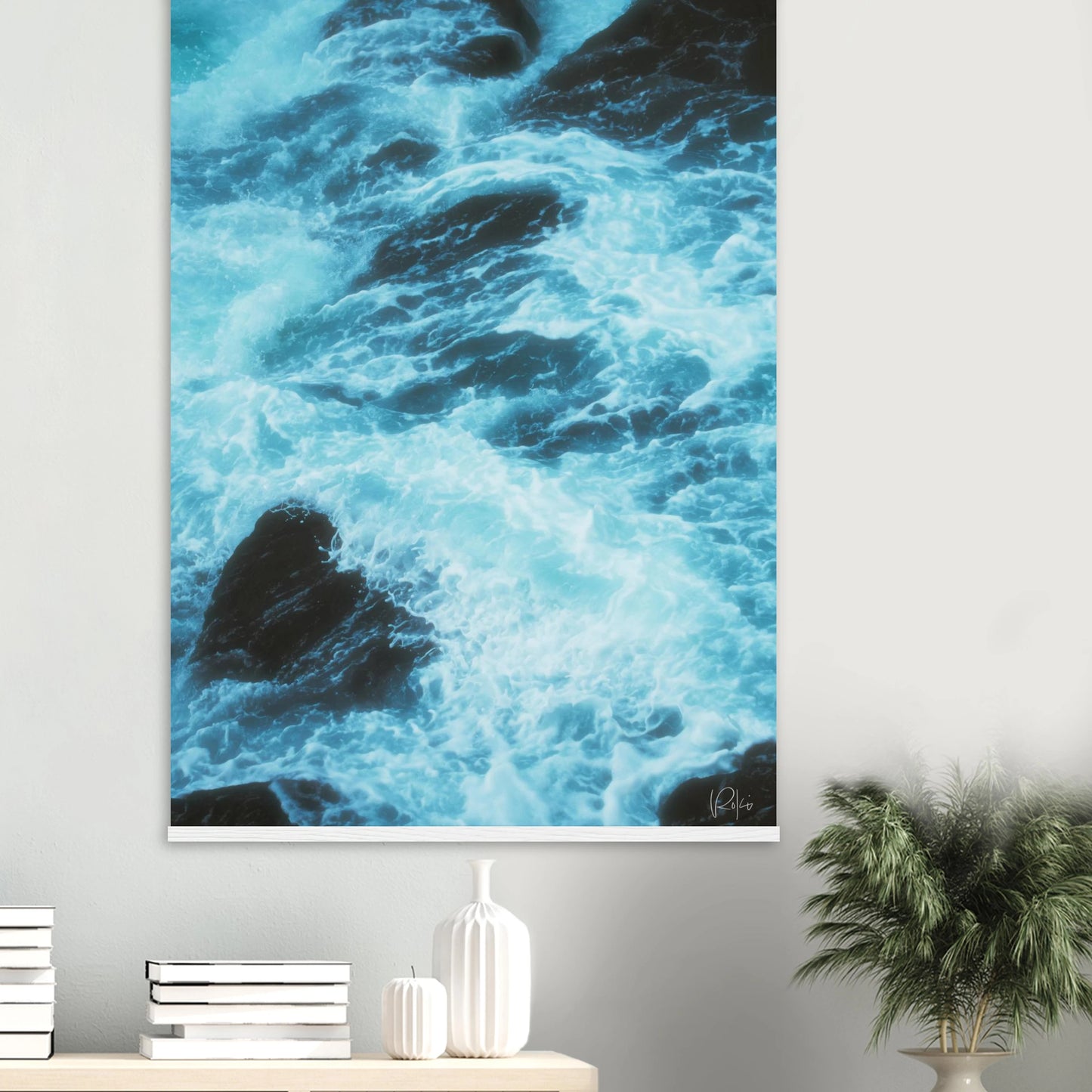Blurring Vision - Sea & Wave Poster | Nature Wall Art